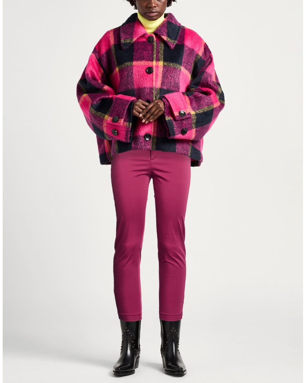 Nero Giardini Red Pants Cotton, Elastane