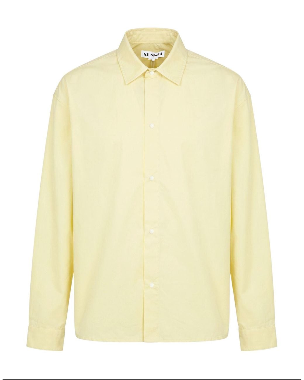 Sunnei Yellow Shirt Cotton, Nylon for men