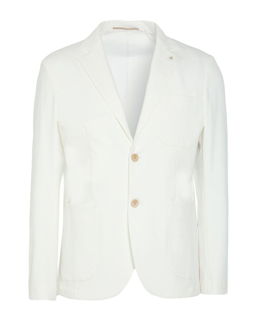 AT.P.CO White Blazer Cotton, Polyamide, Elastane for men