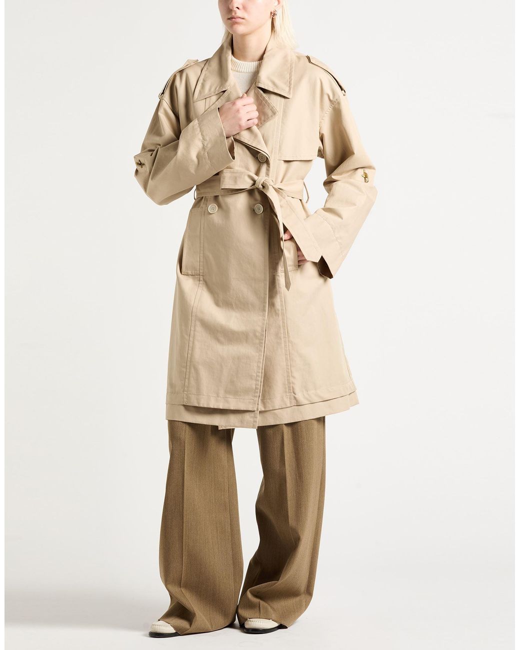 Fay Natural Overcoat & Trench Coat
