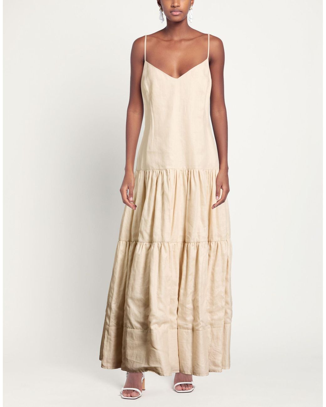 SAGE AND IVY Natural Maxi Dress Lyocell, Rayon