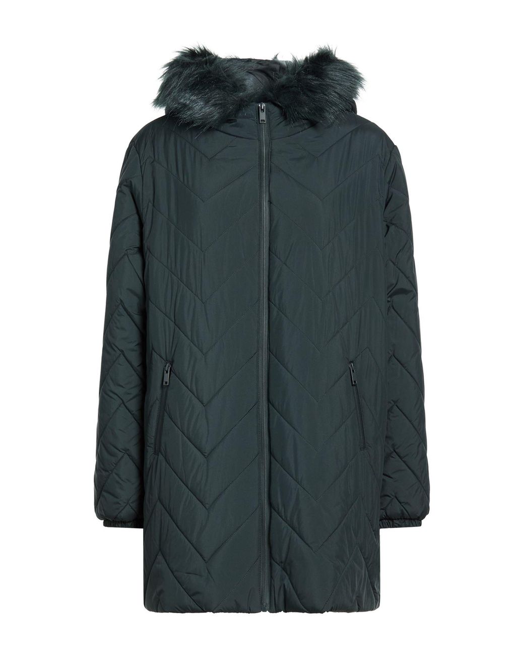 Diana Gallesi Green Puffer Polyester