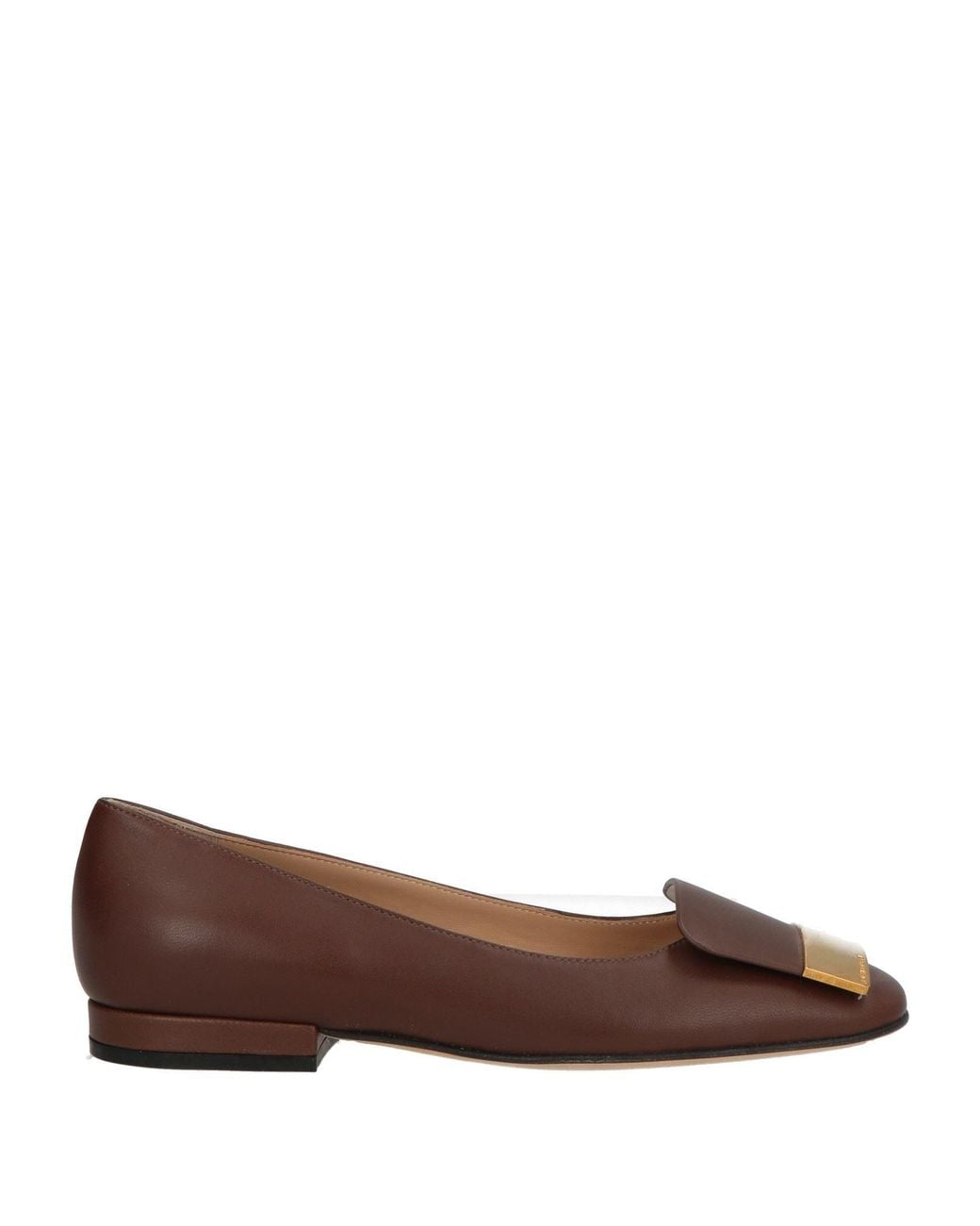 Sergio Rossi Brown Ballerina