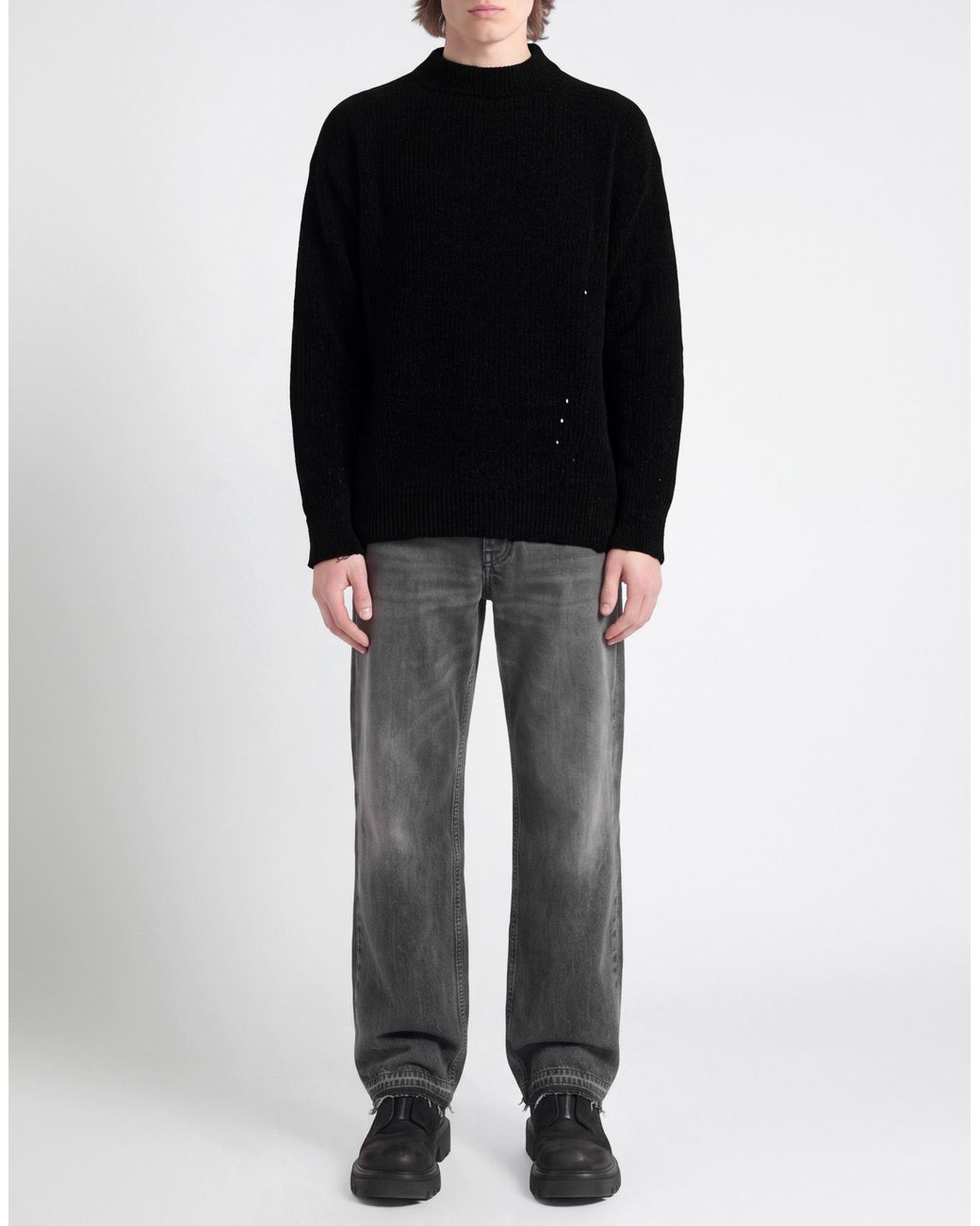 Daniele Alessandrini Black Jumper for men
