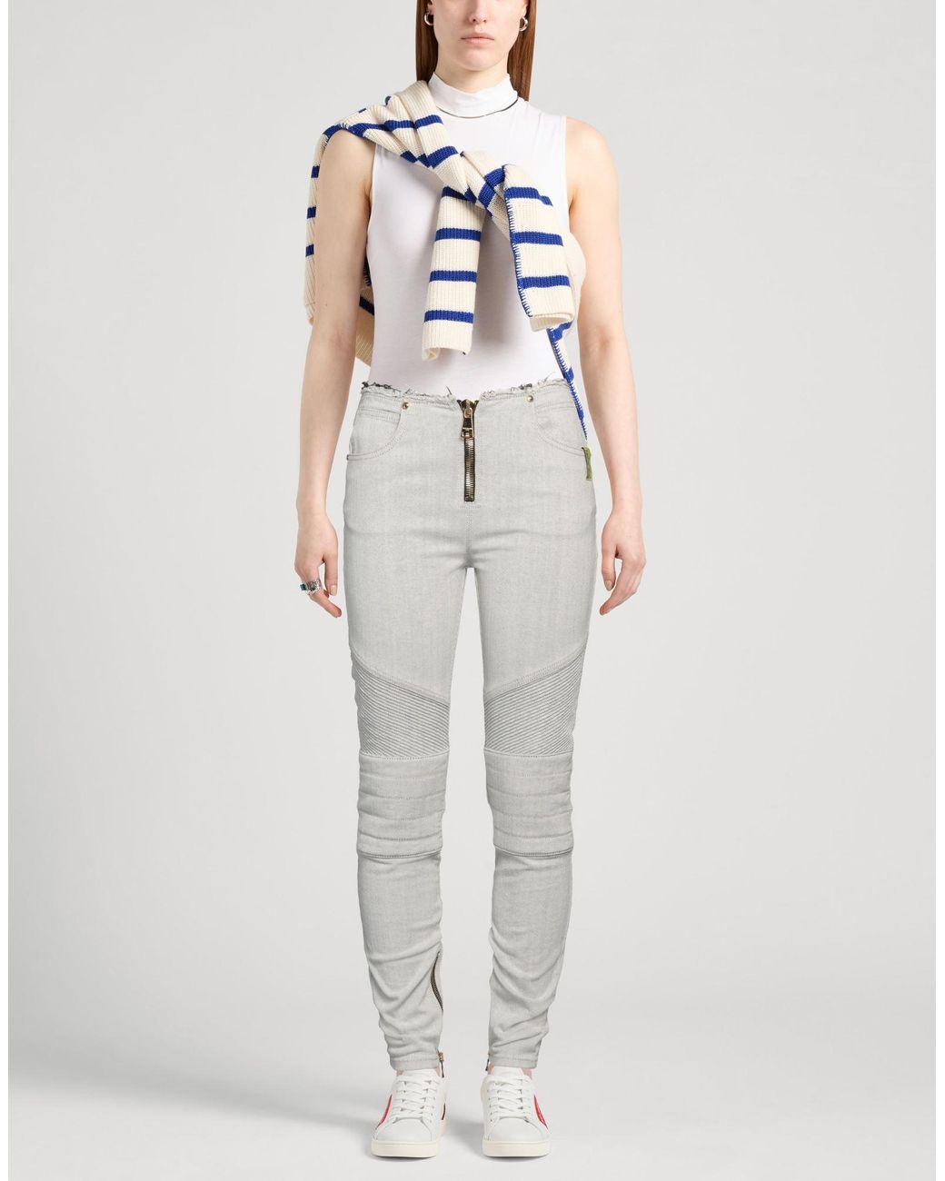 Balmain Gray Jeans