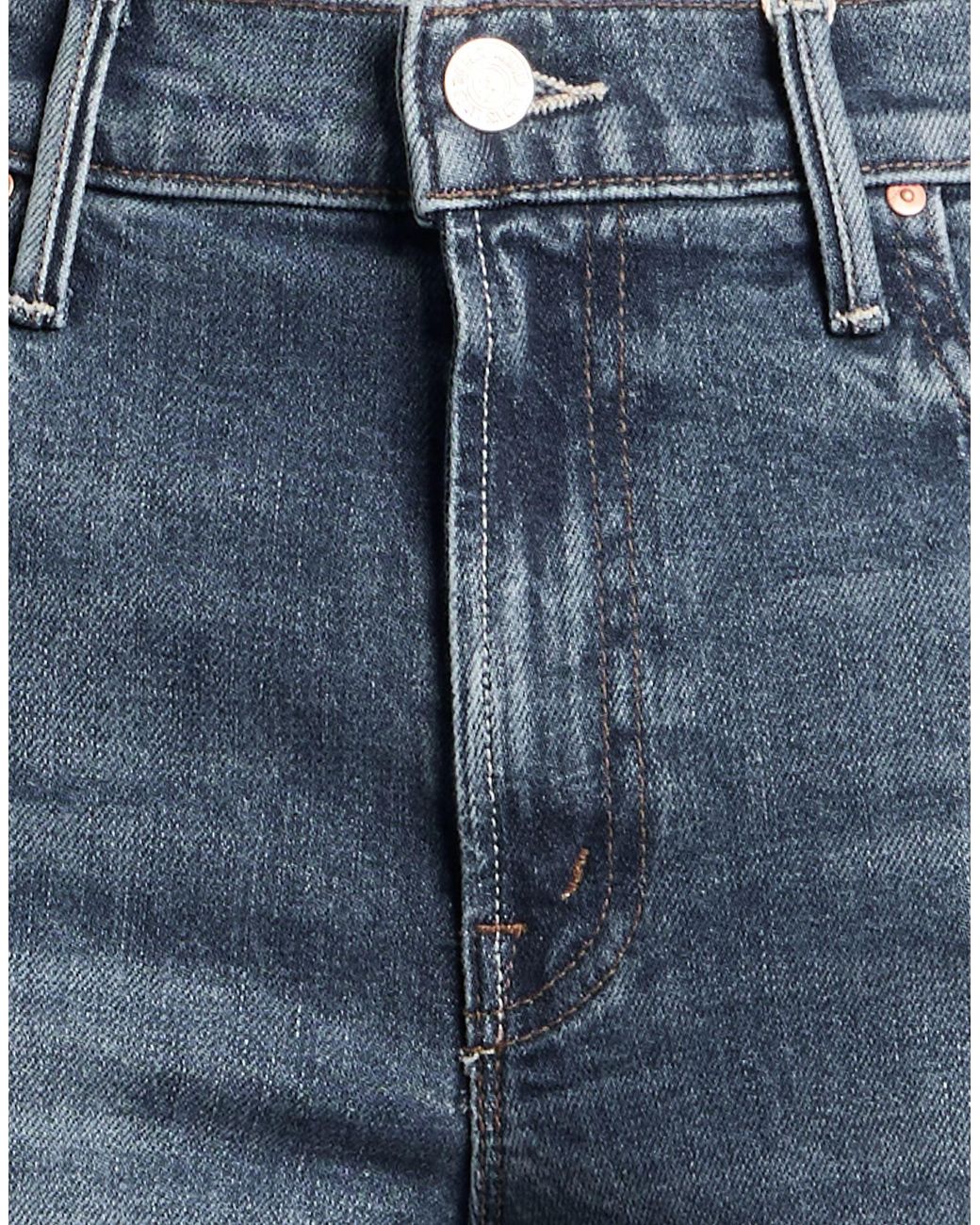 Mother Blue Jeans Cotton, Elastane