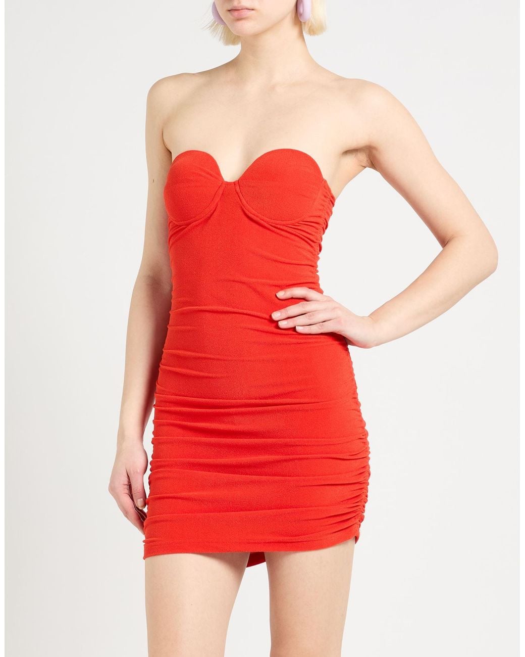 Reina Olga Red Mini Dress