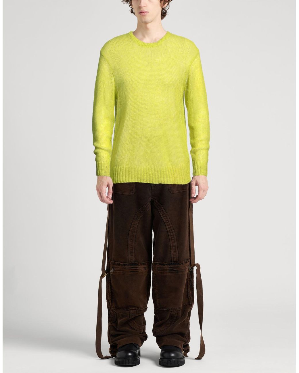 Stussy Yellow Sweater for men