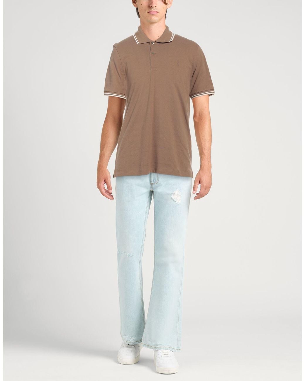 Sandro Brown Polo Shirt for men