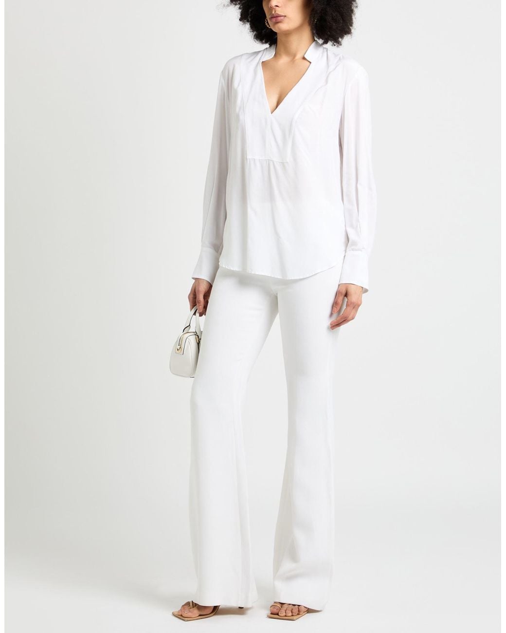 Top Dondup en coloris White