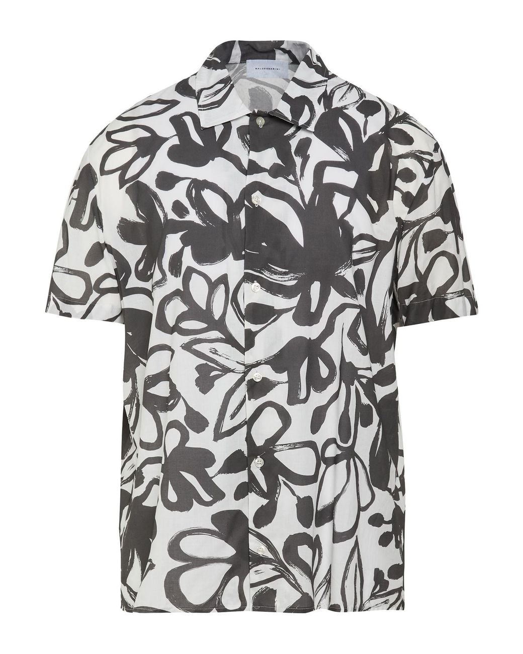 Baldessarini Gray Charcoal Shirt Cotton for men