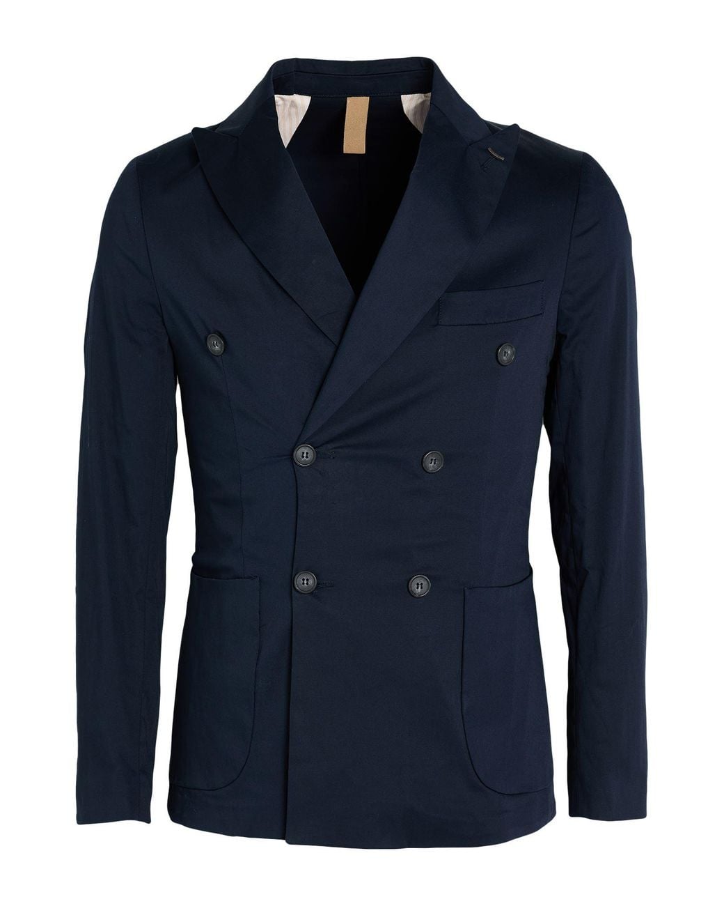 OVER/D Blue Midnight Blazer Cotton, Elastane for men