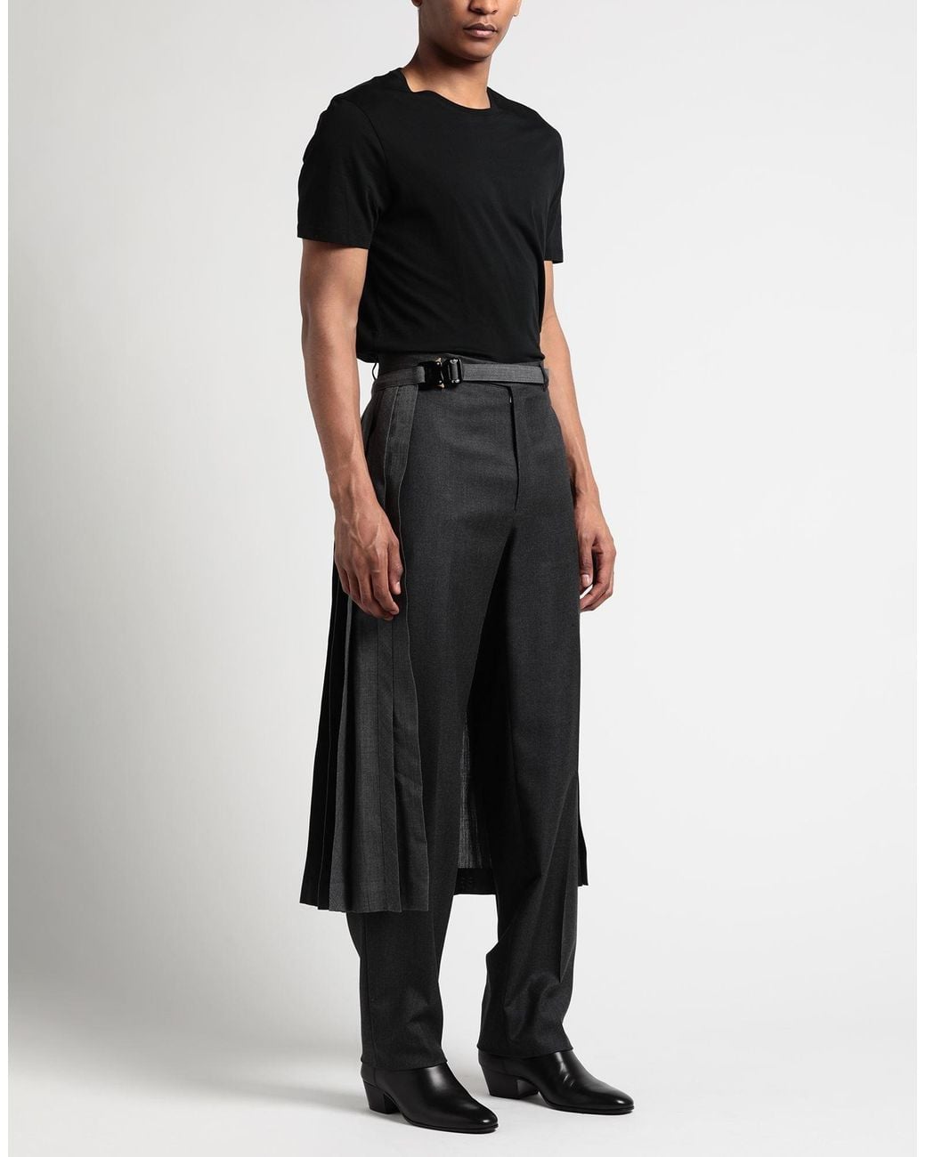Dior Gray Lead Belt Virgin Wool for men