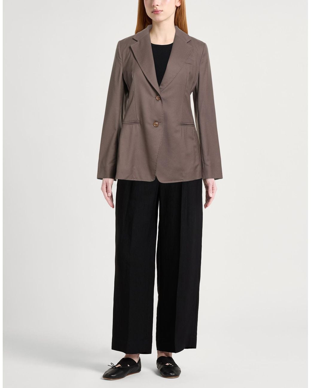 Drumohr Brown Blazer Virgin Wool, Silk, Cashmere