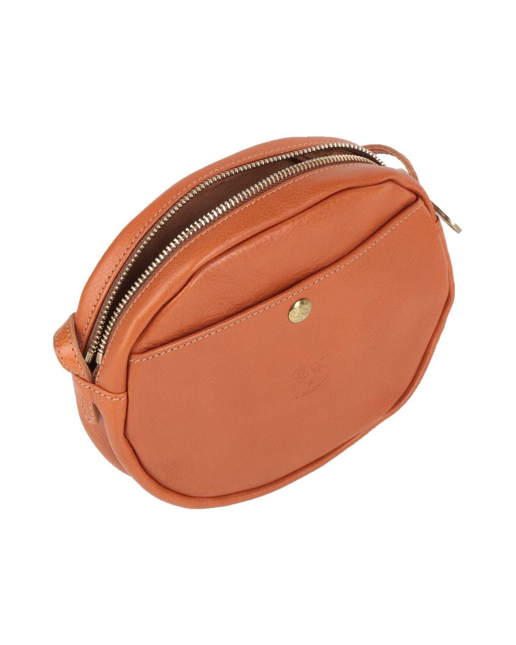 Il Bisonte Orange Umhängetasche