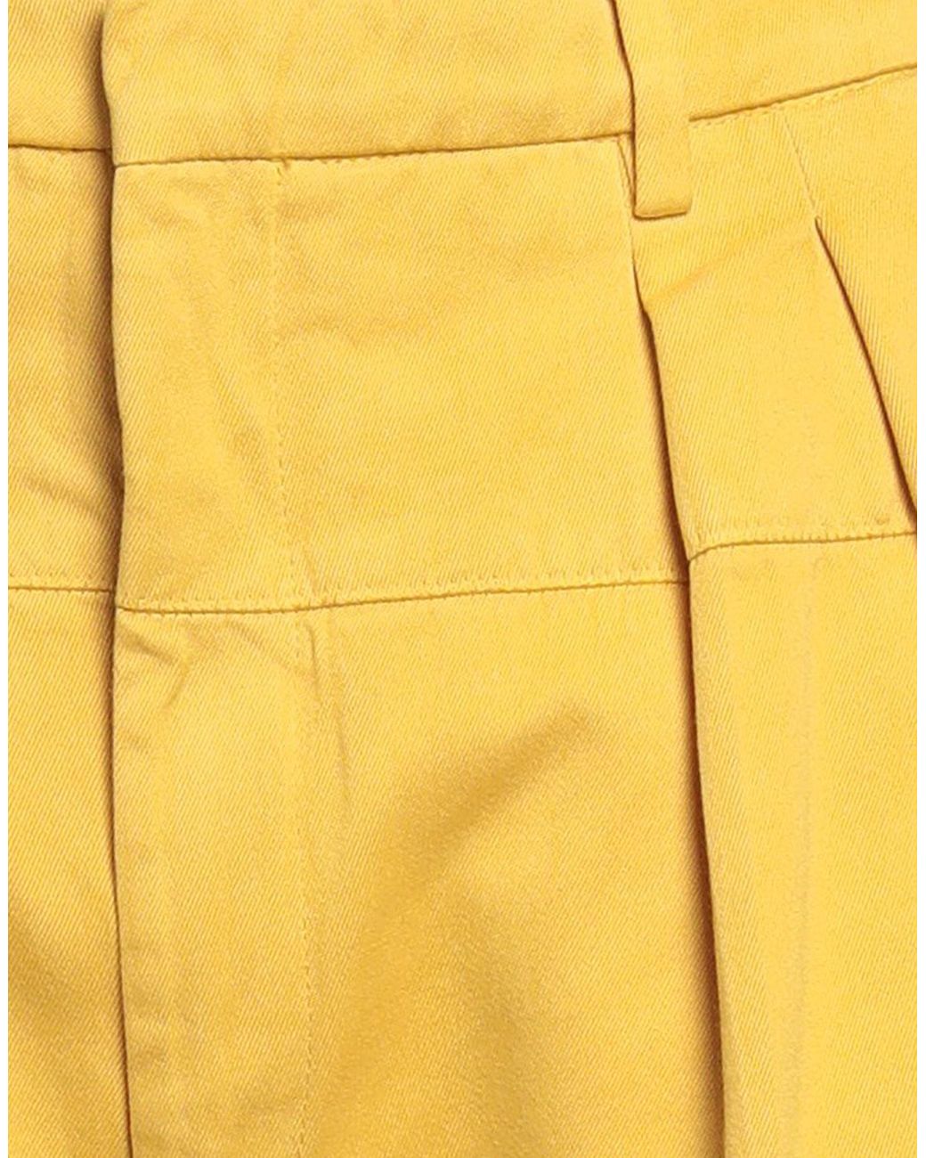 Gabriele Pasini Yellow Pants for men