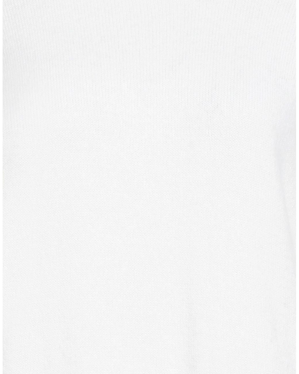 Alpha Studio White Turtleneck