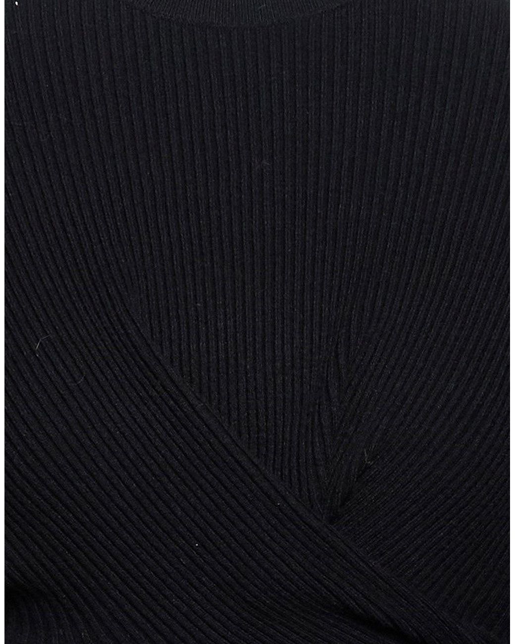 Akep Black Sweater Viscose, Polyester, Polyamide