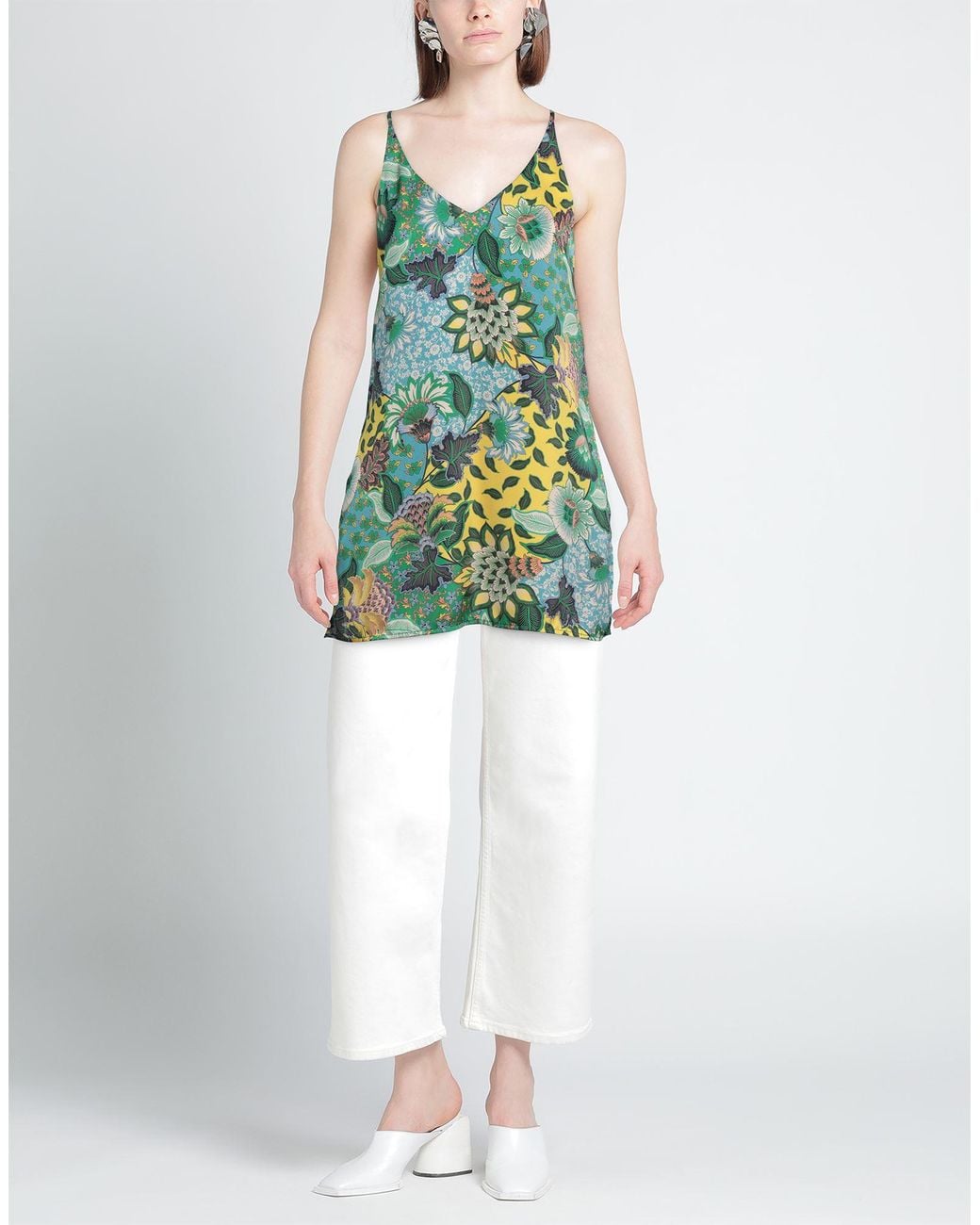 SIMONA CORSELLINI Green Top Polyester