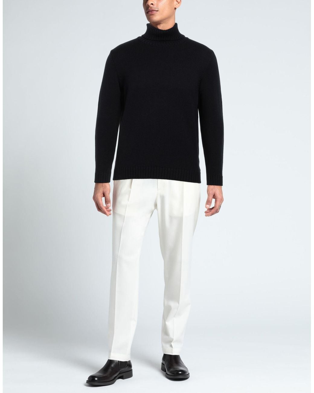 Zanone Blue Turtleneck for men