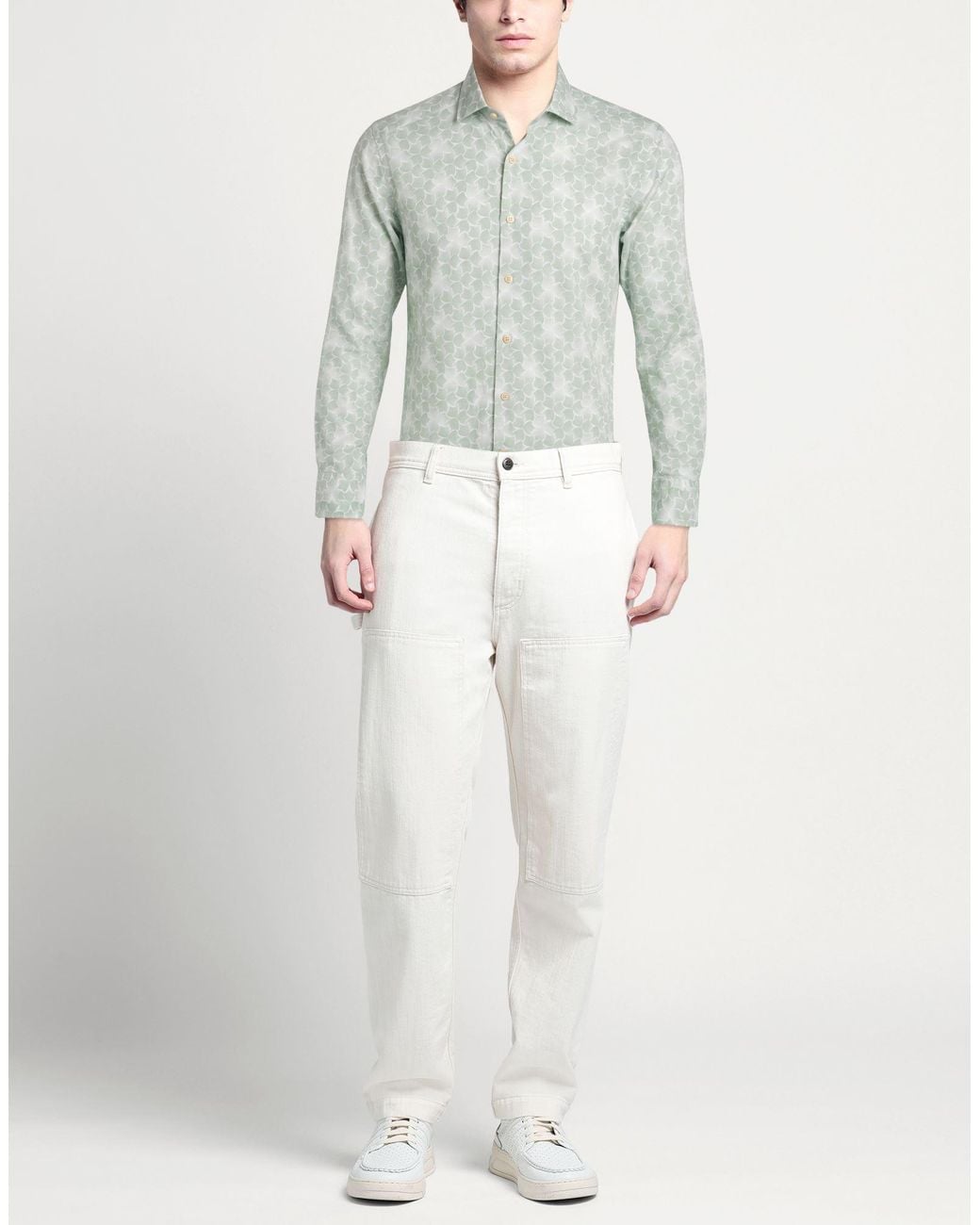 Sonrisa Gray Light Shirt Cotton for men