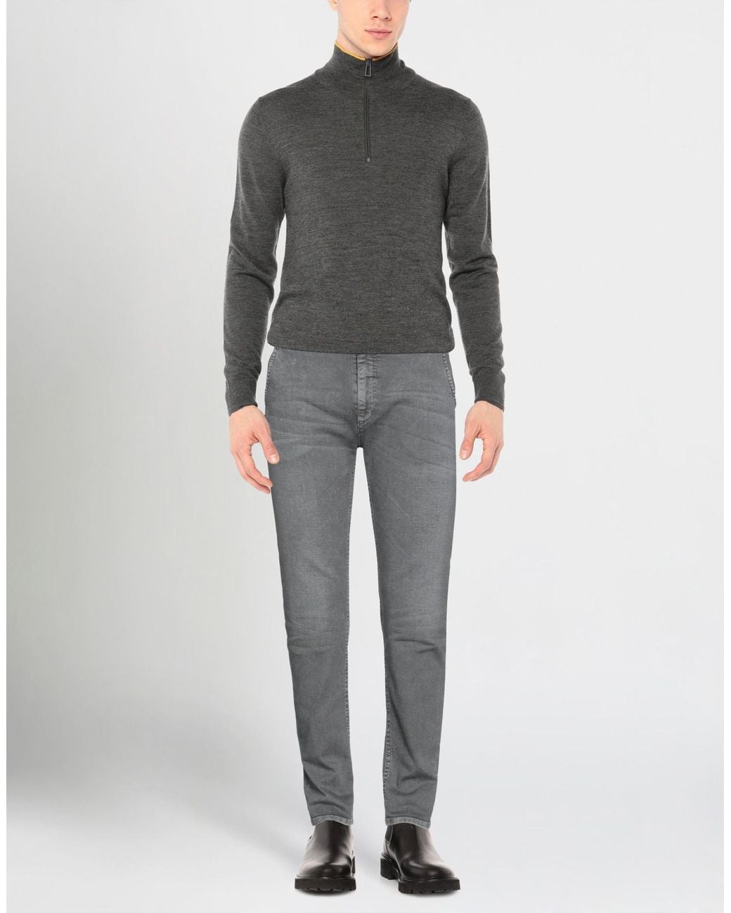 BARMAS Gray Jeans for men