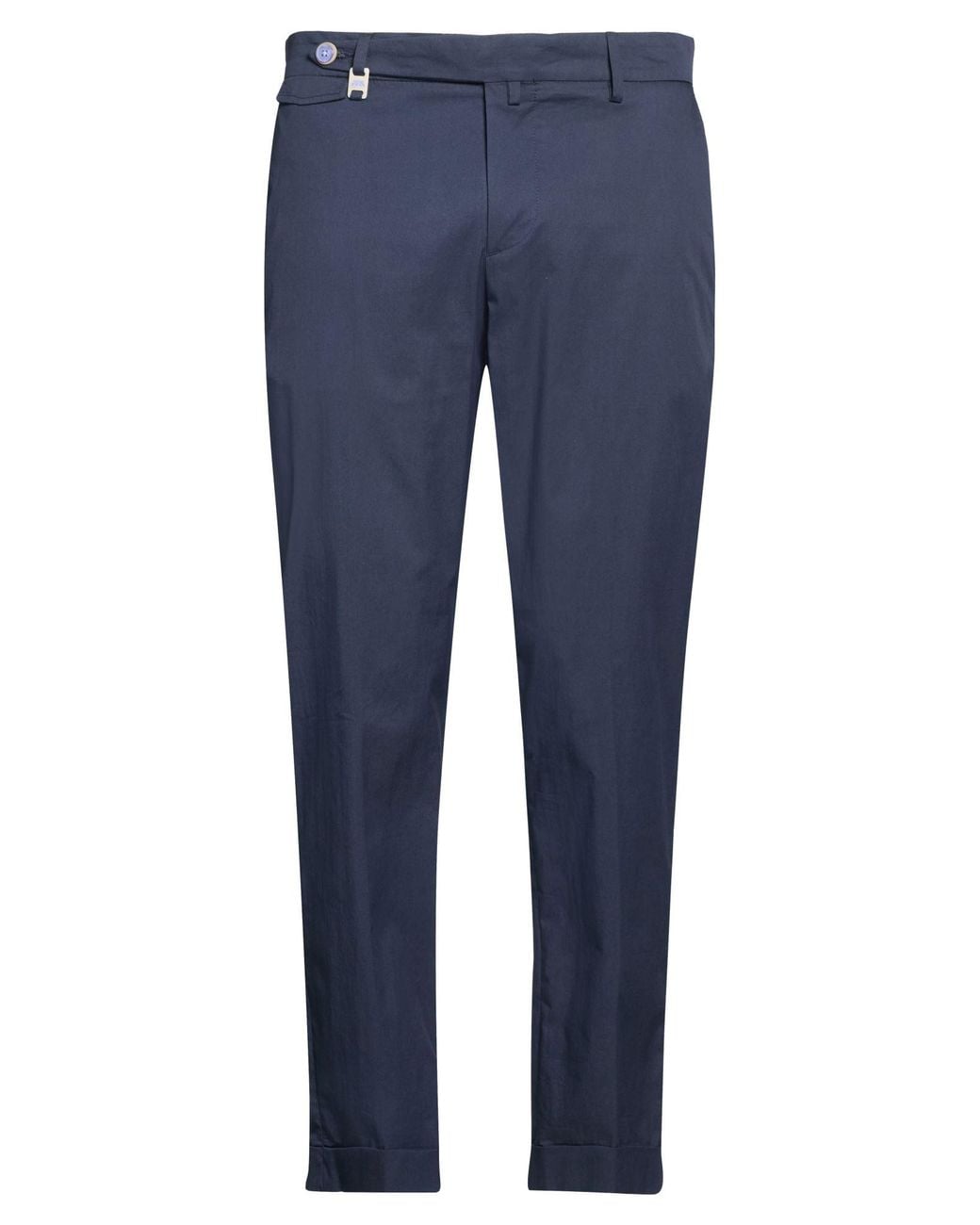 Barbati Blue Slate Pants Cotton, Polyamide, Elastane for men