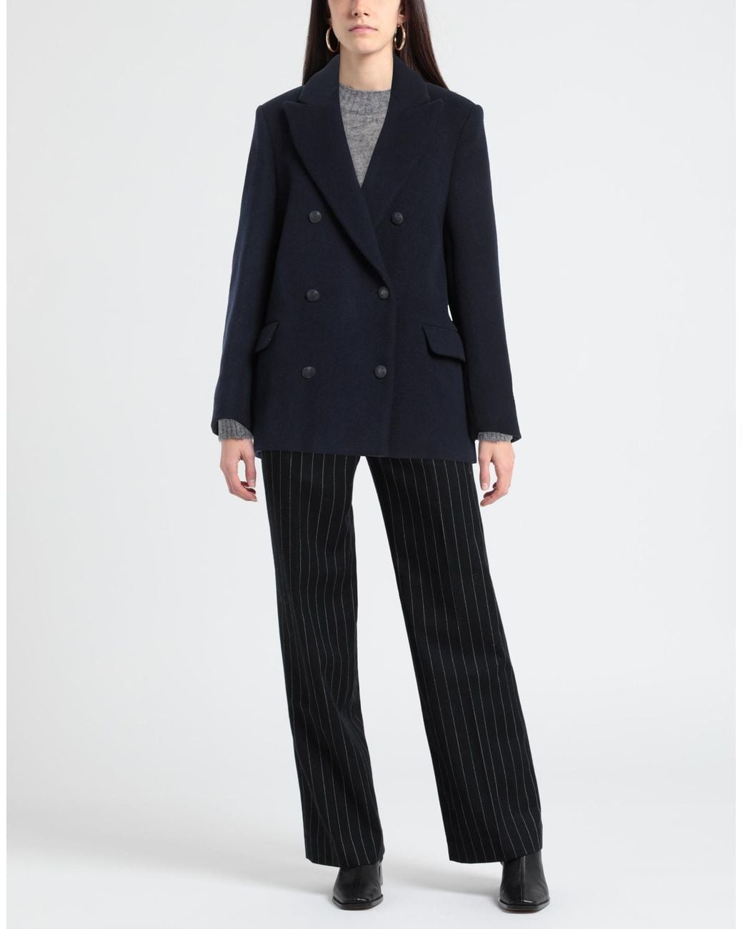 Maje Blue Coat