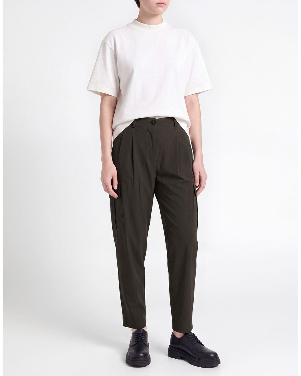 Rrd Gray Dark Pants Polyamide, Elastane
