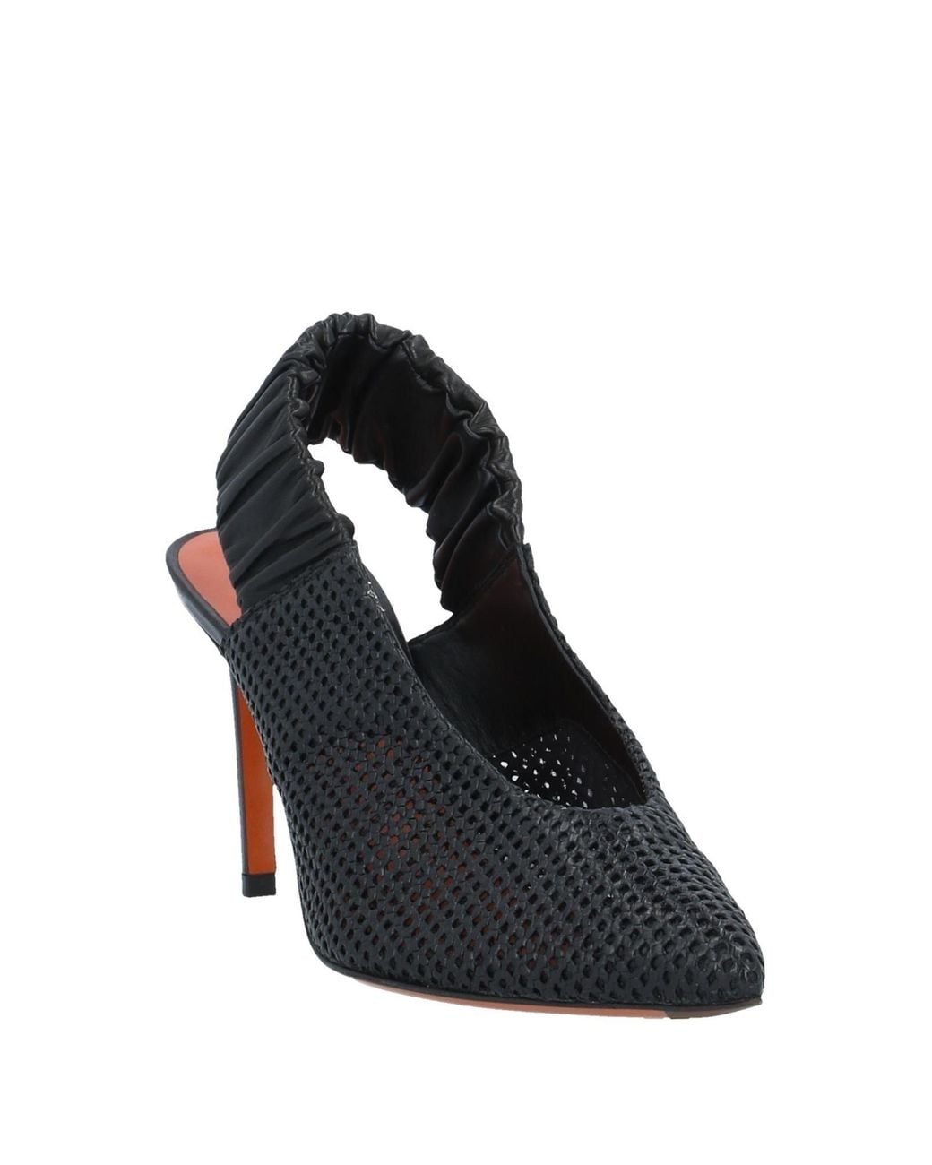 Santoni Black Pumps
