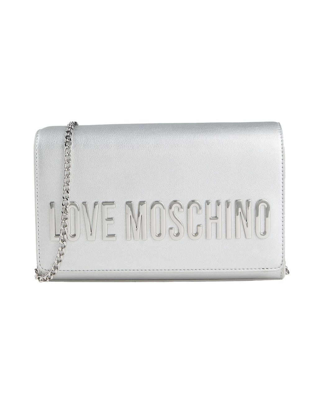 Love Moschino Gray Cross-Body Bags