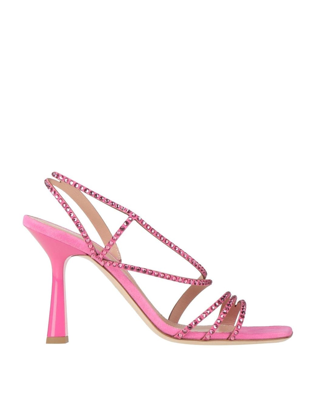 Alberta Ferretti Pink Fuchsia Sandals Leather