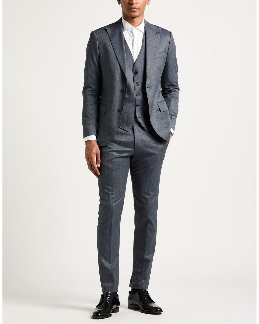 SUIT SARTORIA Blue Suit Viscose, Polyester, Elastane for men