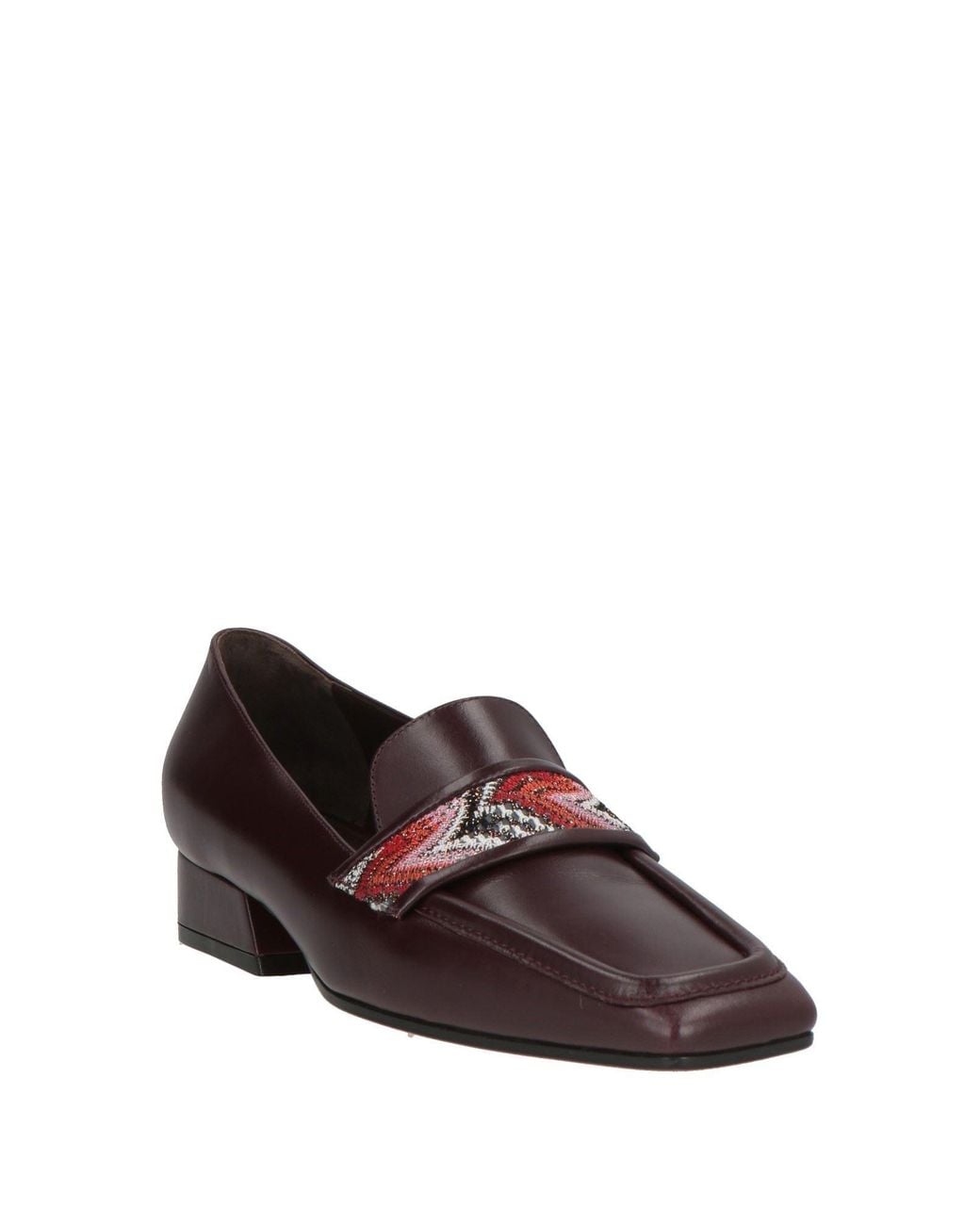 Missoni Brown Loafers Calfskin