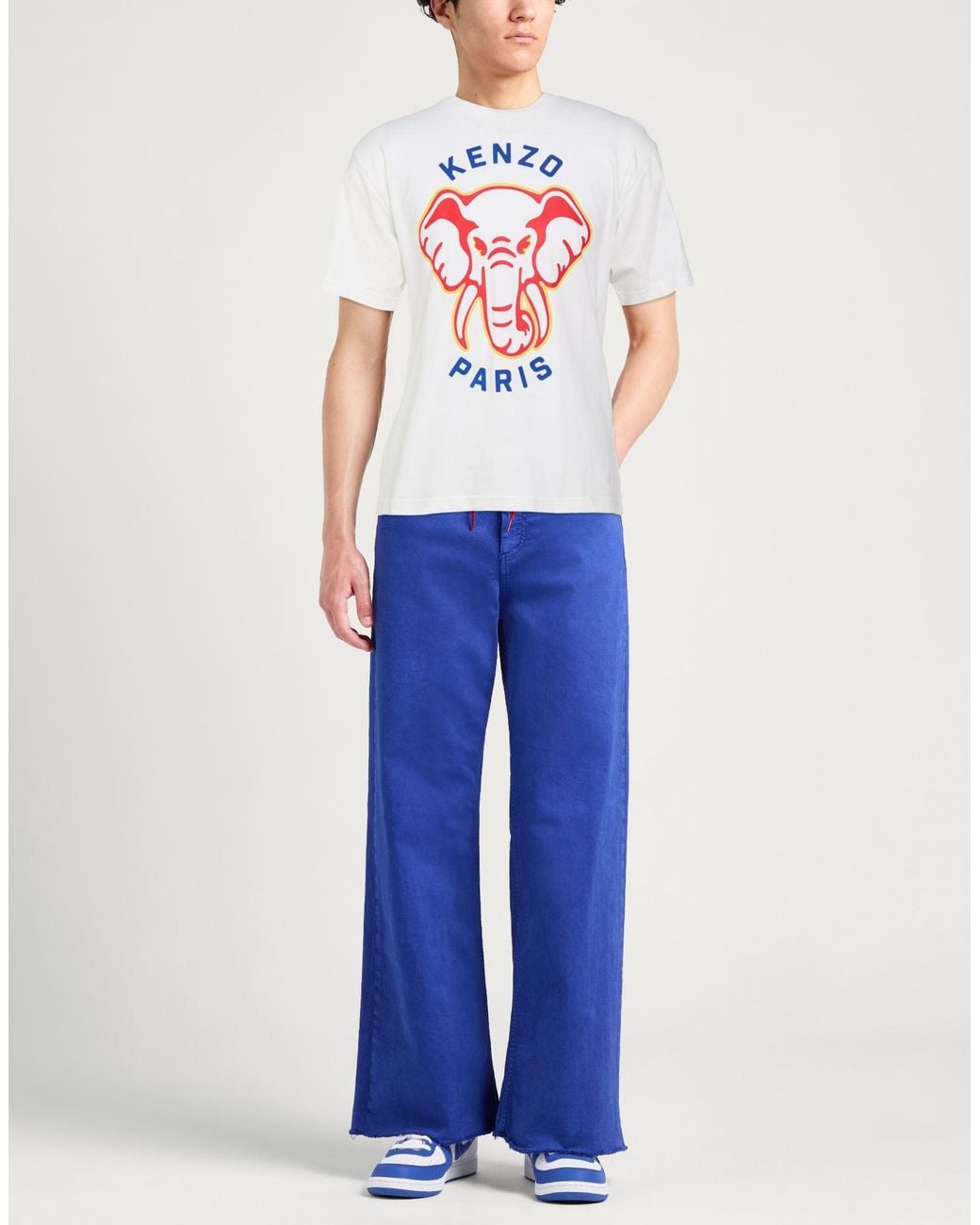 KENZO White T-Shirt Cotton for men