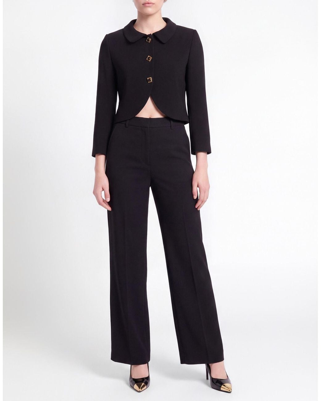 Sandro Black Jacket Polyester