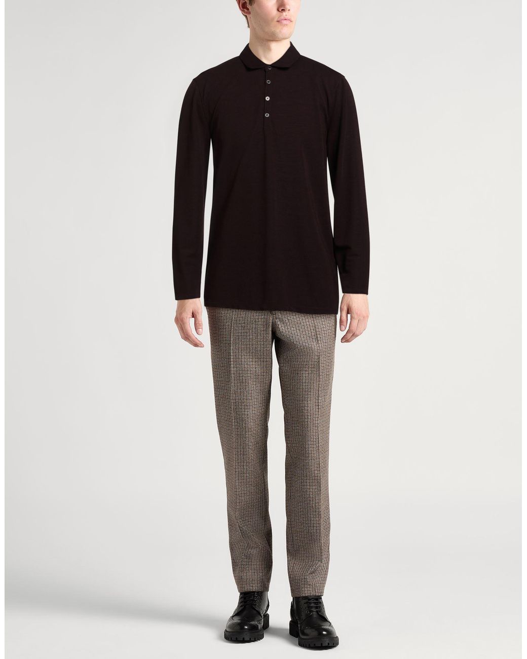 John Varvatos Black Polo Shirts for men