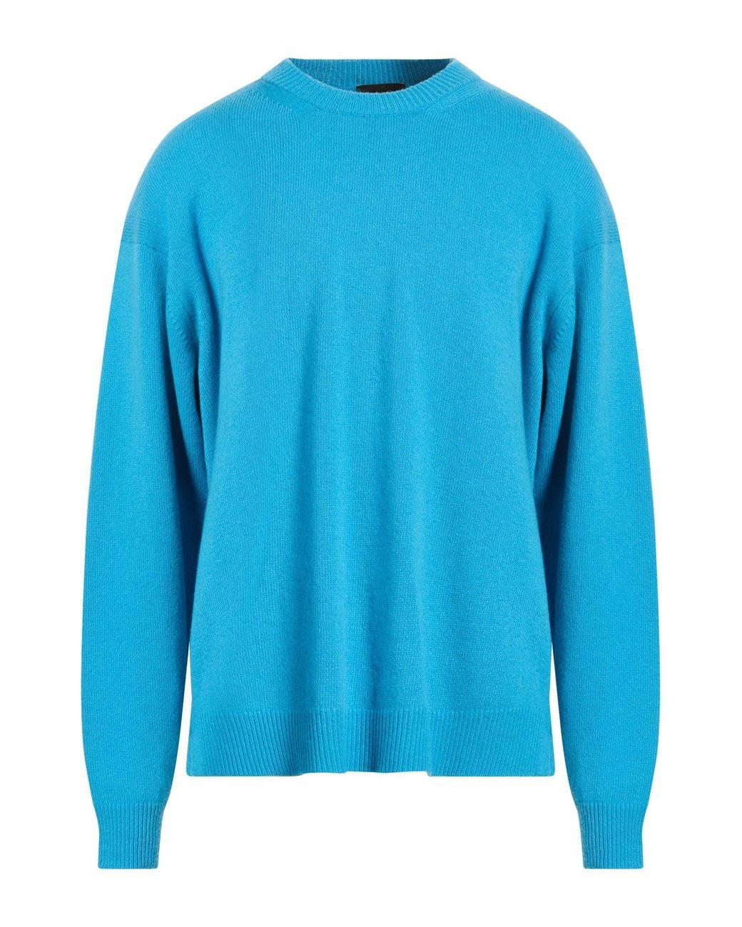 Roberto Collina Blue Azure Sweater Merino Wool, Cashmere for men