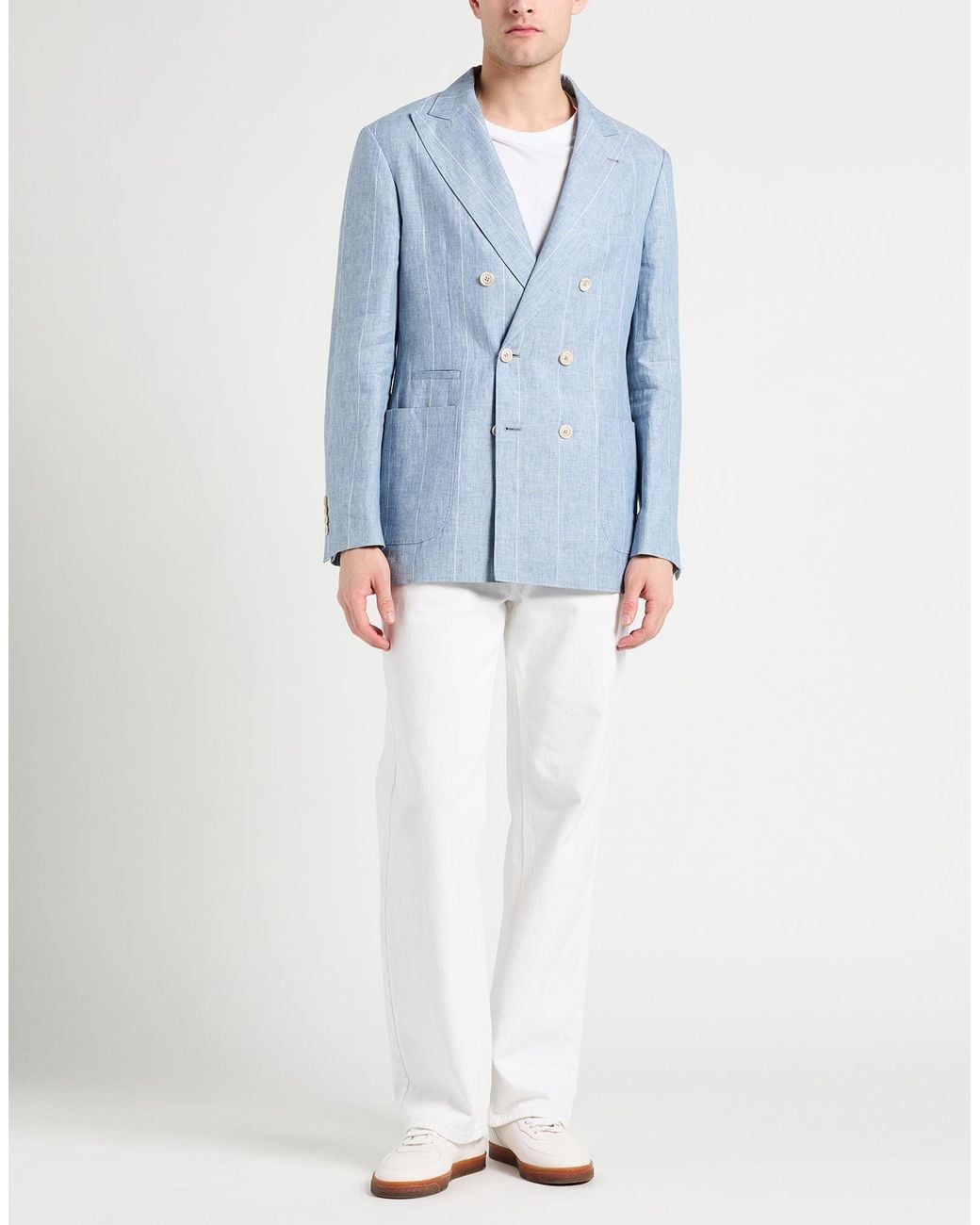 Brunello Cucinelli Blue Blazer for men