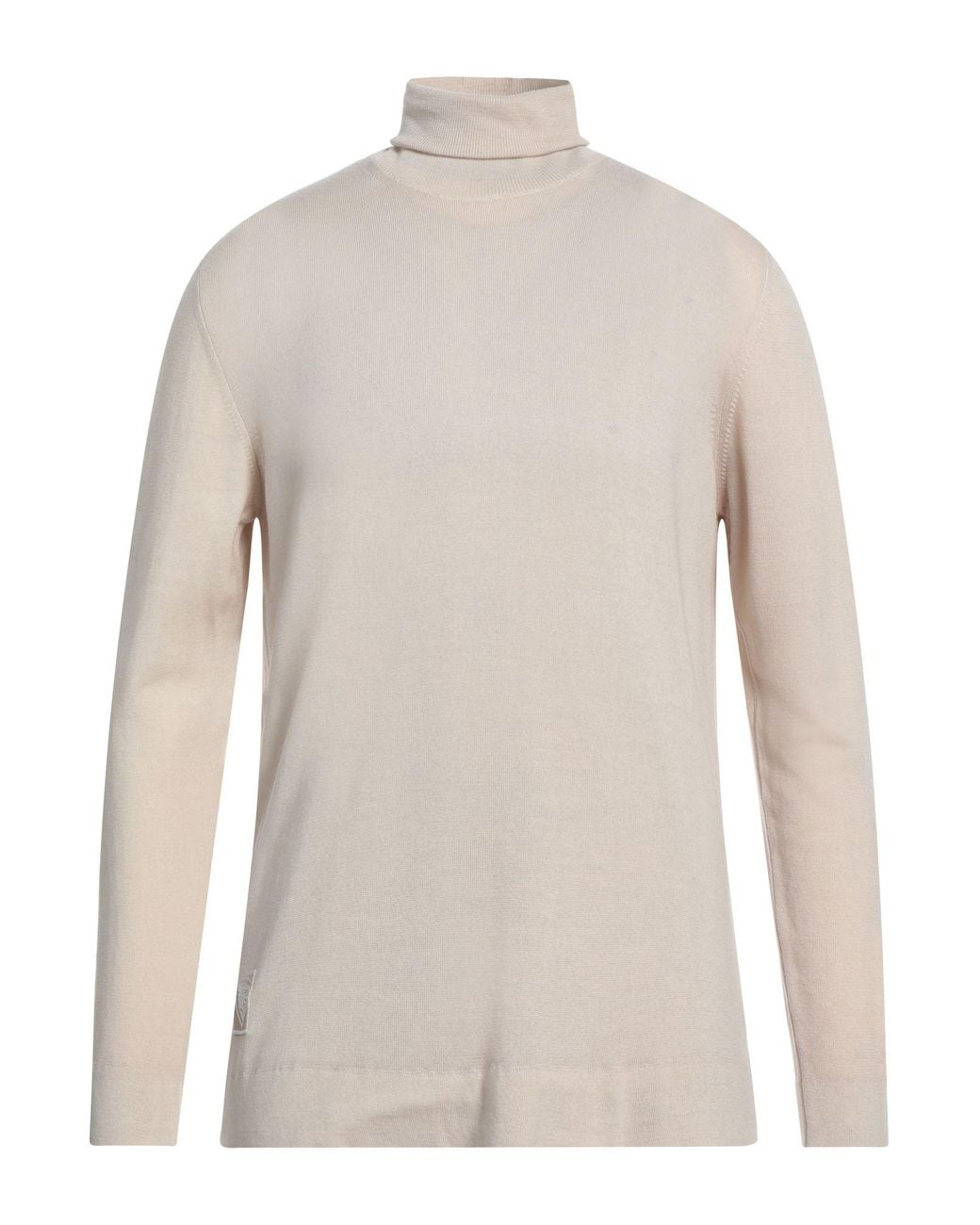 Blauer Rollkragenpullover in White für Herren