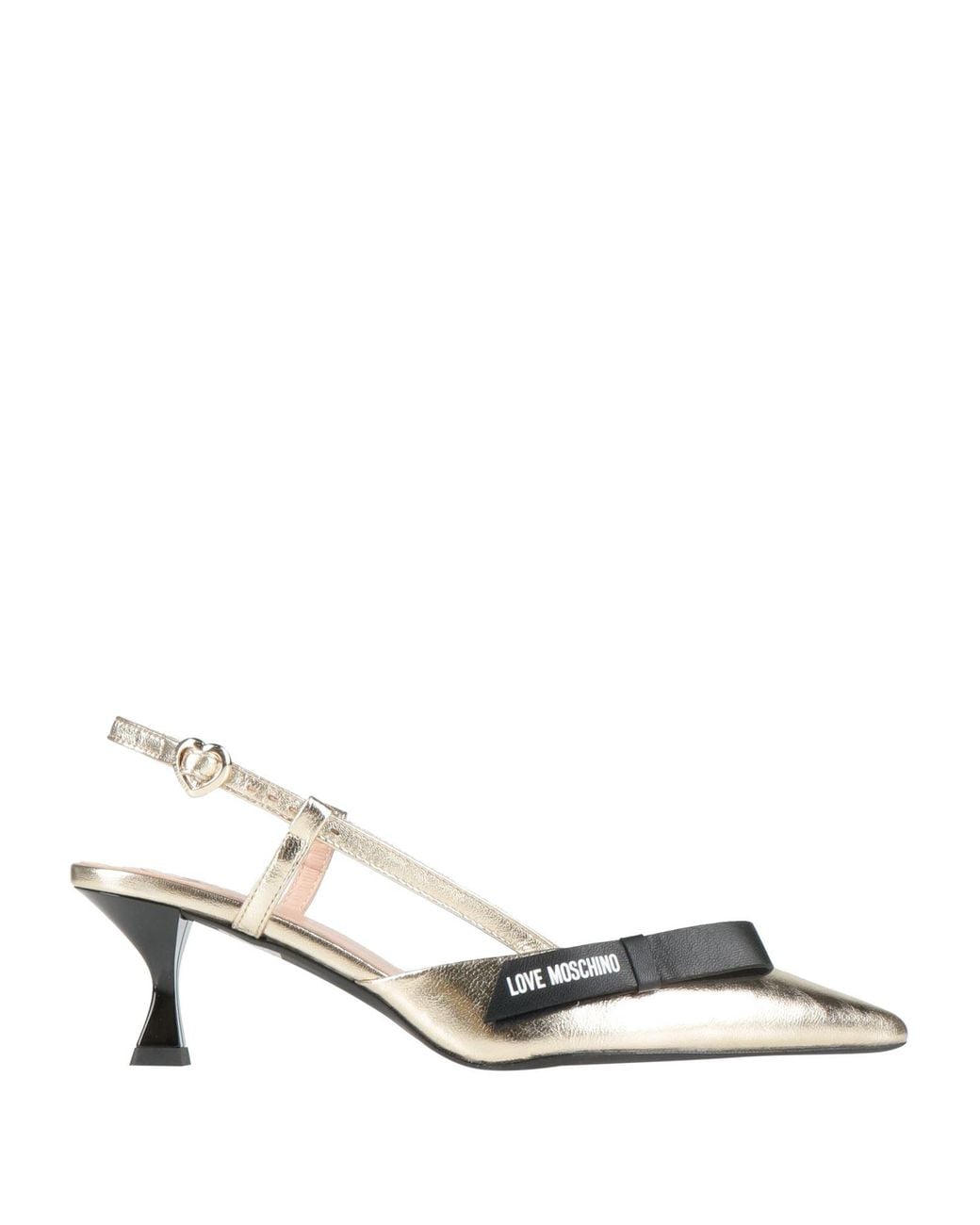 Love Moschino Metallic Pumps