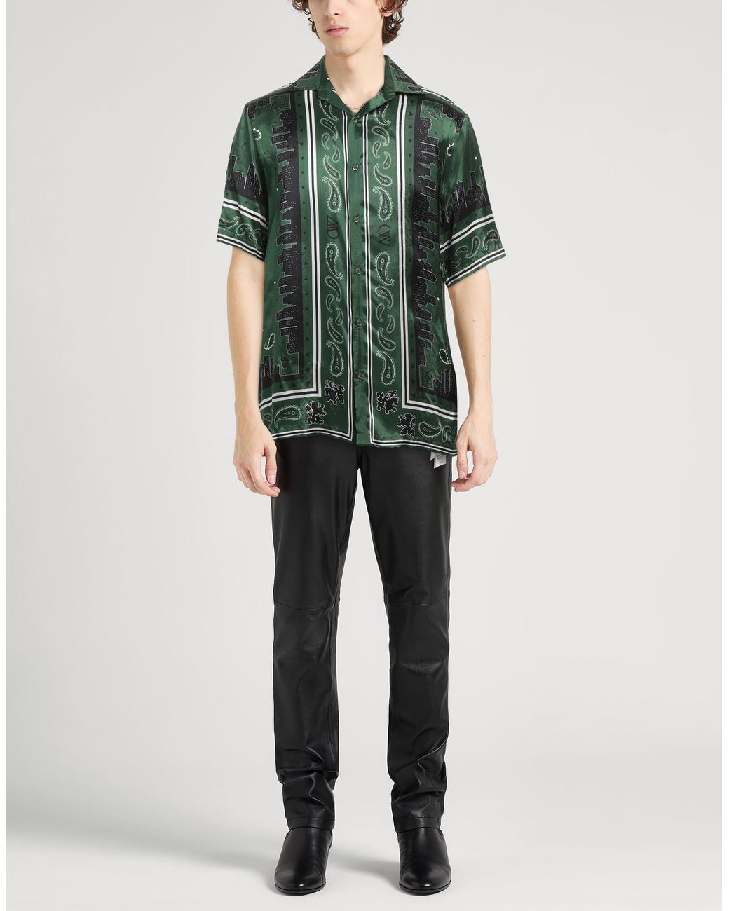Off-White c/o Virgil Abloh Green Shirt for men
