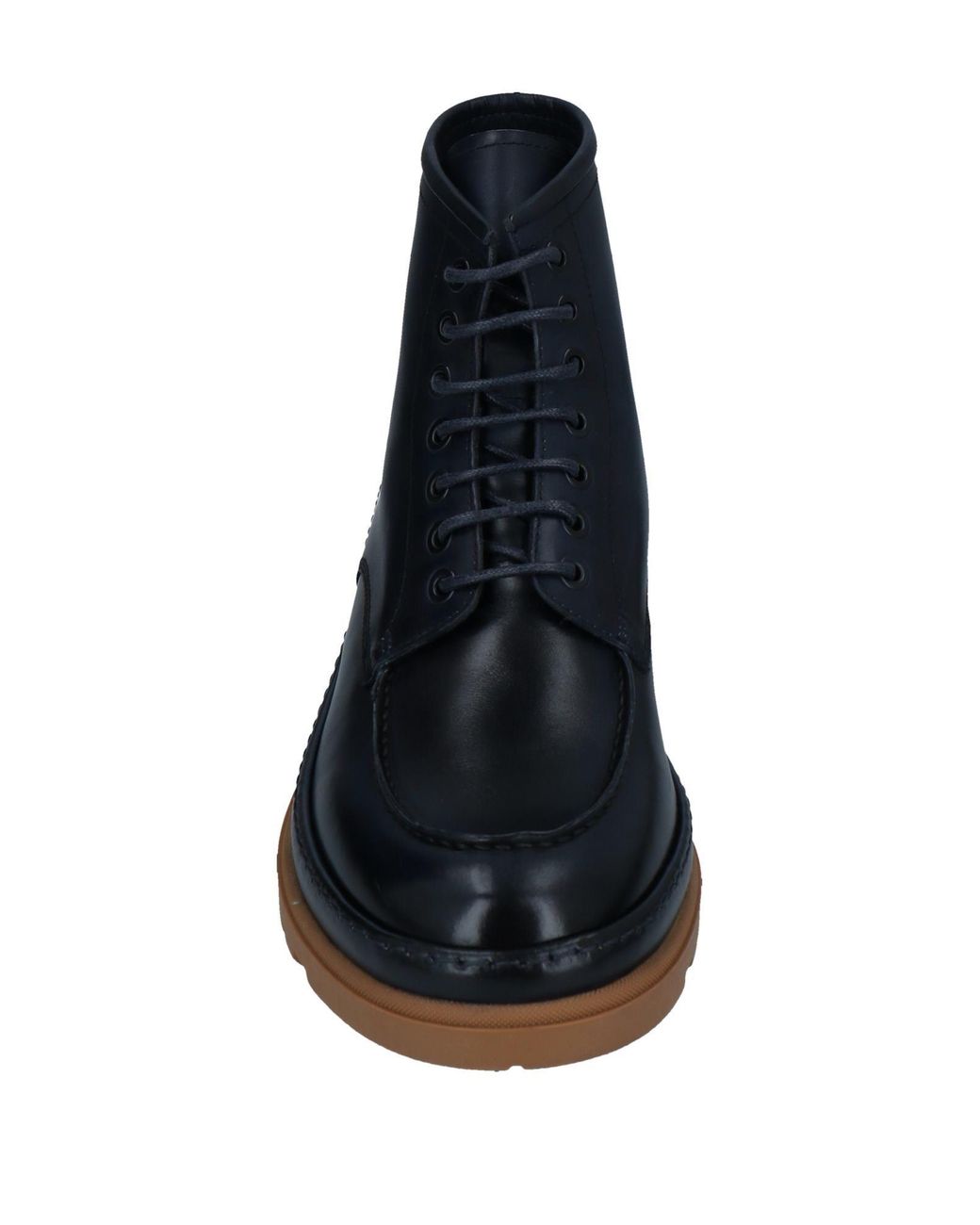 Doucal's Blue Midnight Ankle Boots Leather for men