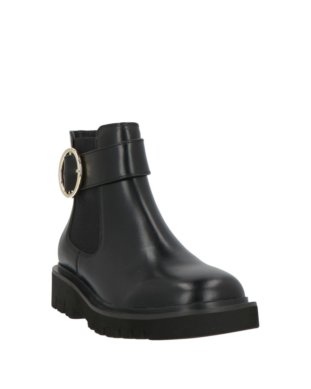 Marella Black Ankle Boots Leather
