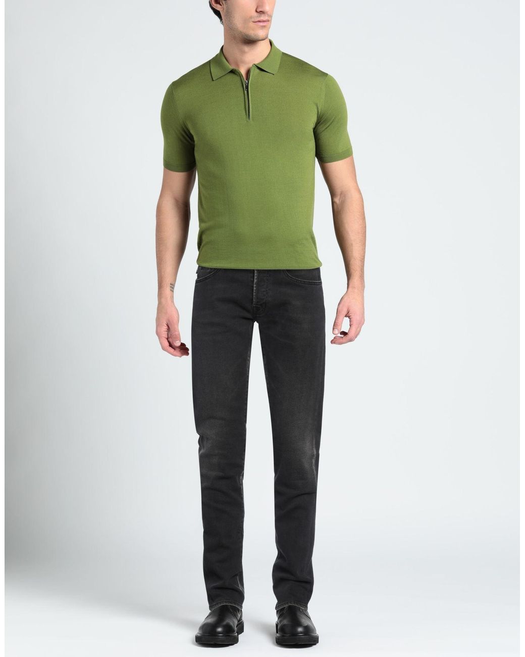 Tramarossa Black Jeans for men