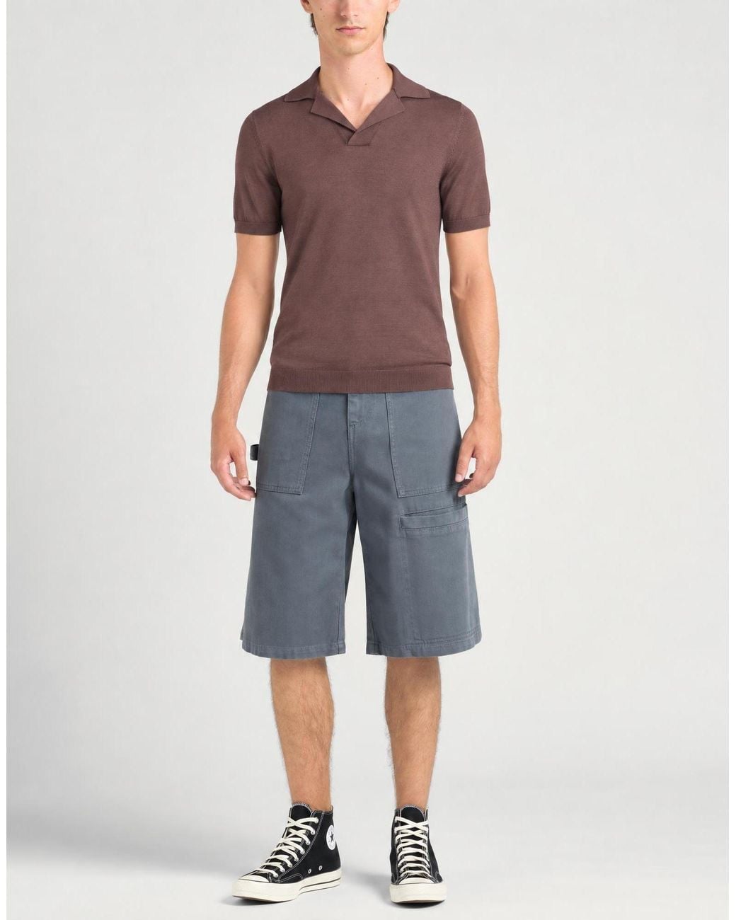 Roda Purple Polo Shirt Cotton for men