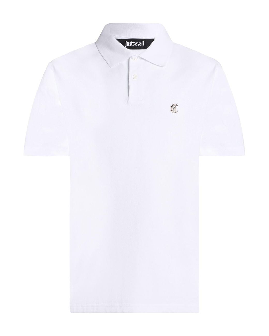 Just Cavalli White Polo Shirt for men