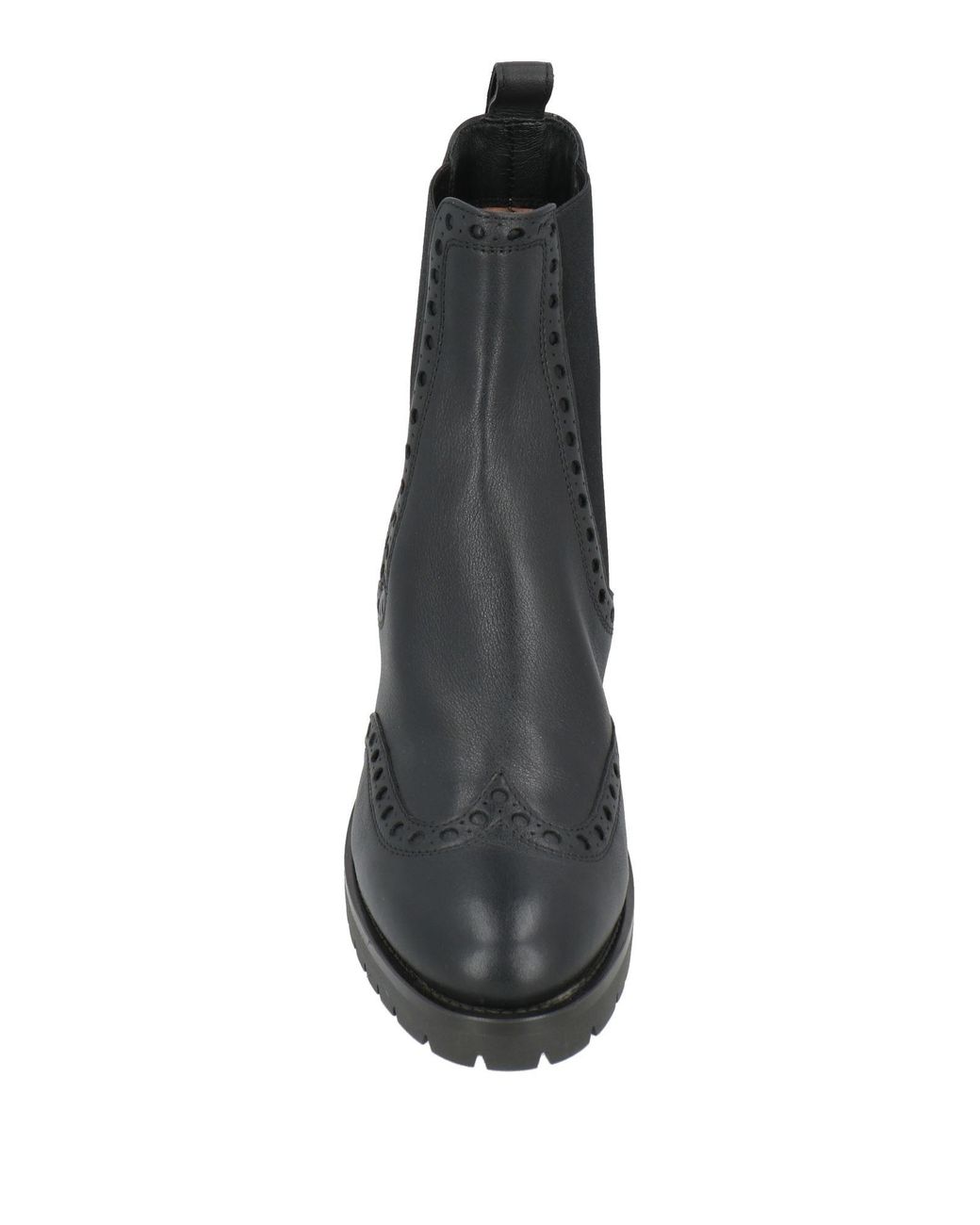 Santoni Black Ankle Boots