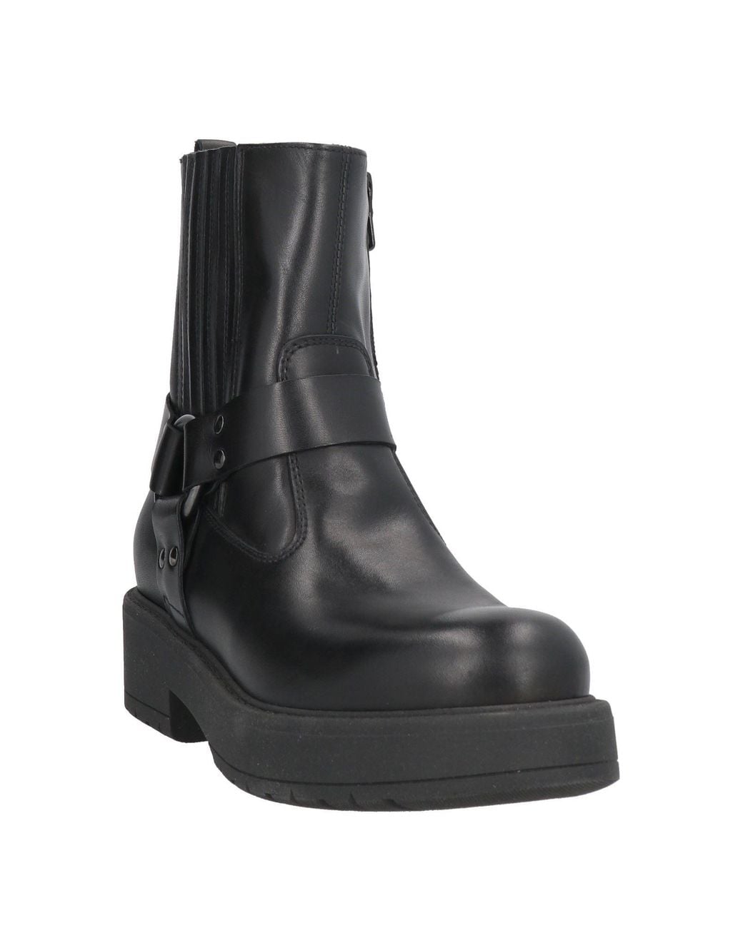 Nero Giardini Black Ankle Boots Leather