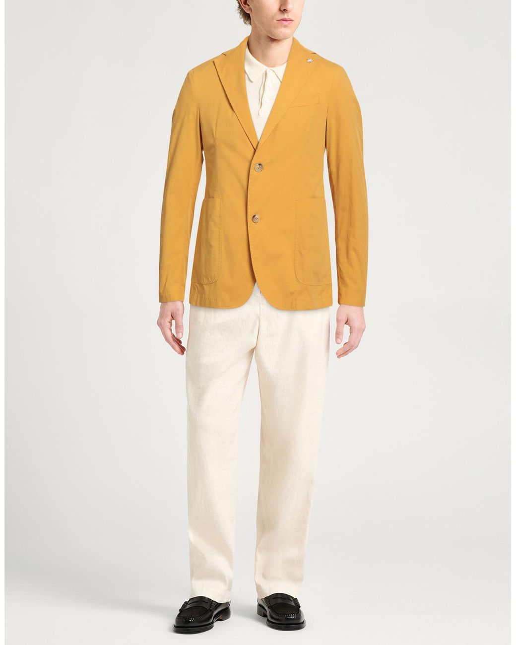 Manuel Ritz Yellow Blazer for men